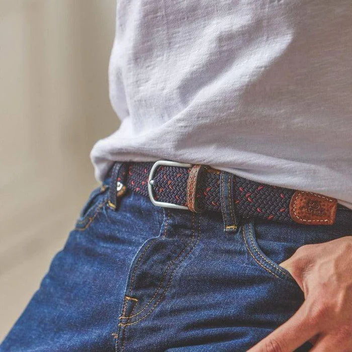 men's casual fabric belt